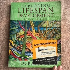 Selling a book that I purchased on Amazon on lifespan and development